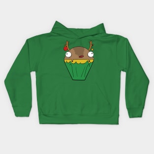 Reindeer Cupcake Kids Hoodie